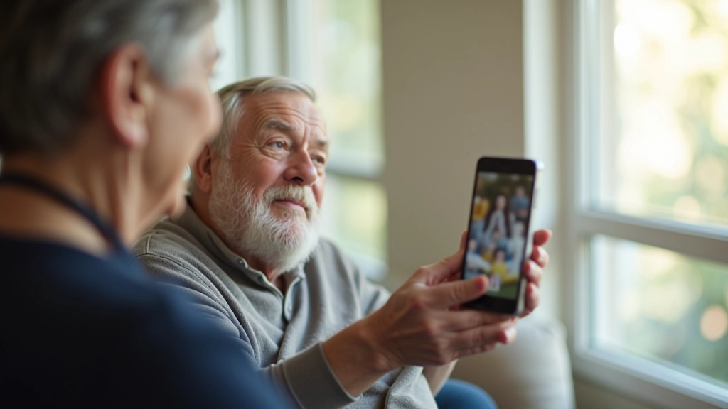 Person holding smartphone displaying WhatsApp application with messaging interface visible on screen